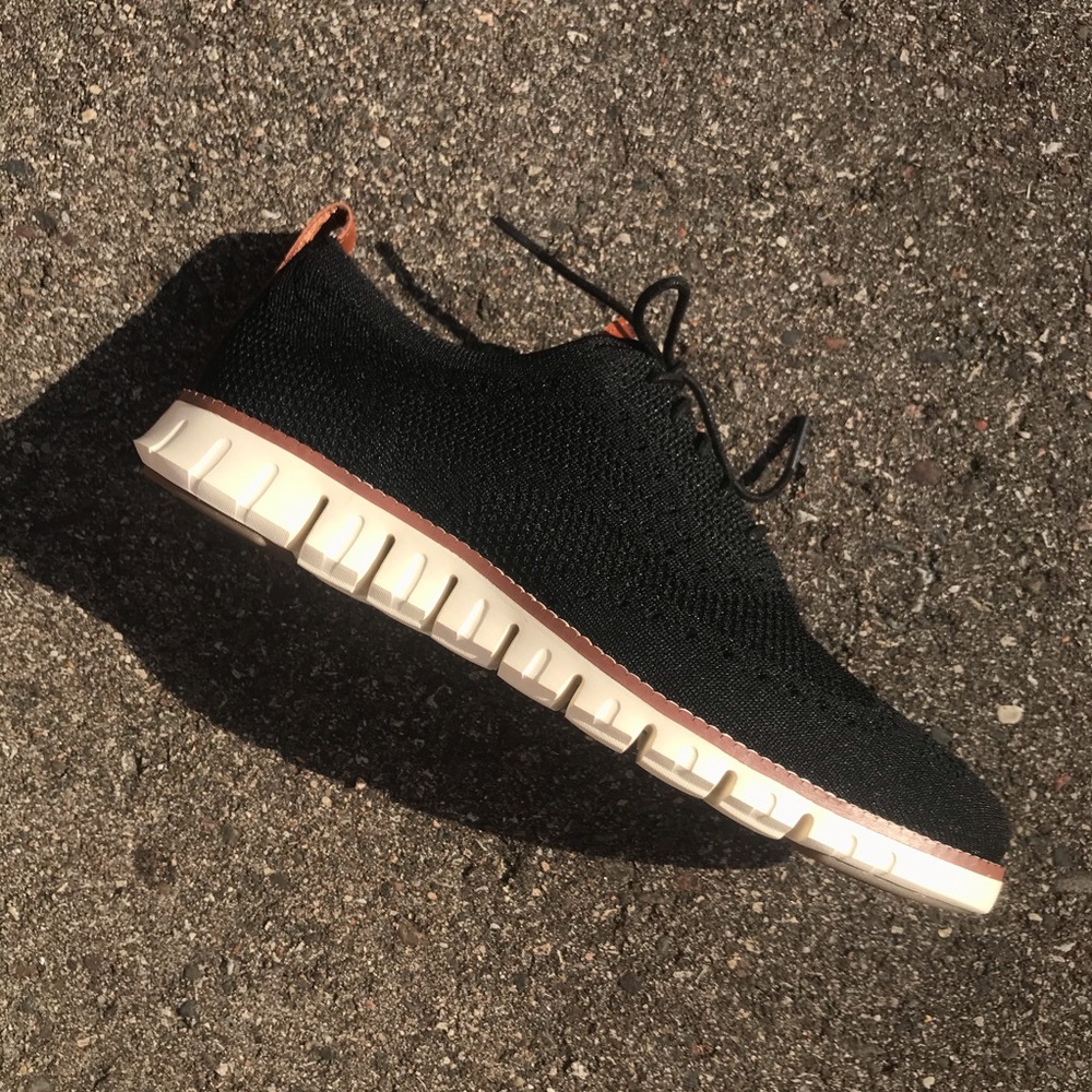 Cole Haan Black and White Oxfords